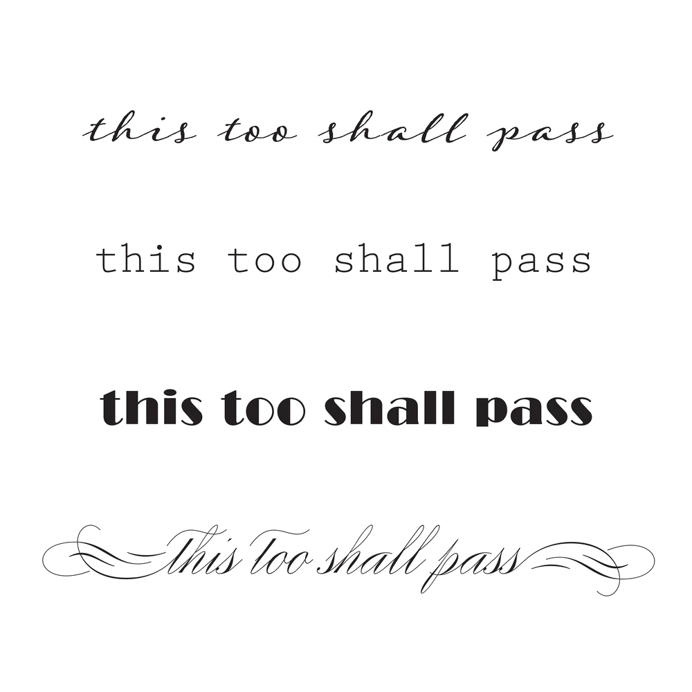 This too shall pass @ Tattstore