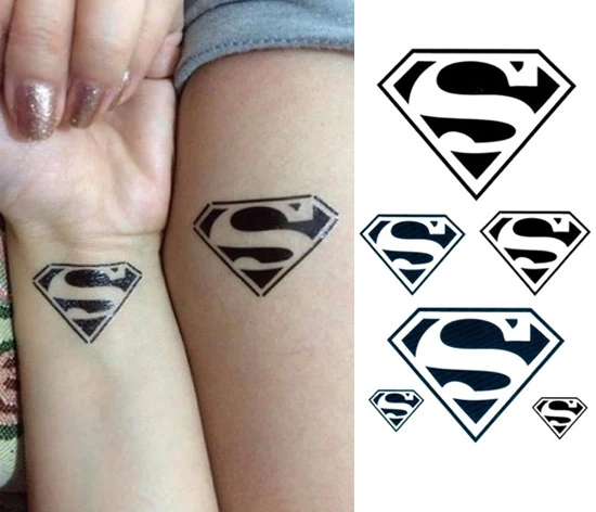Superman/Superwoman @ Tattstore - Temporary tattoo Superman/Superwoman @ Tattstore - Temporary tattoo